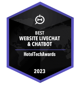 Live Chat Chatbot Badge x