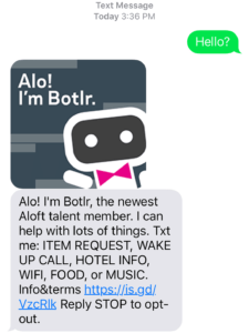 Marriott chatbot