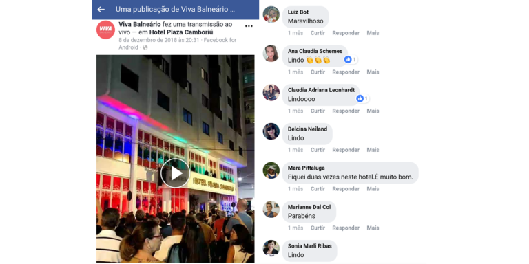 Vídeo de natal do Plaza Camboriú viraliza no Facebook