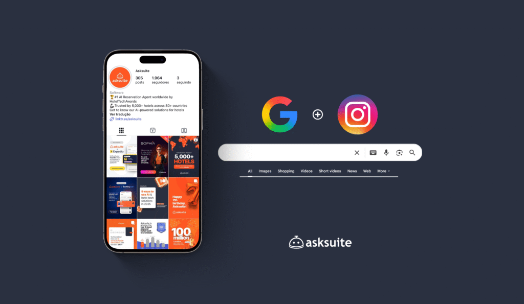 como fazer o Instagram do seu hotel aparecer no Google