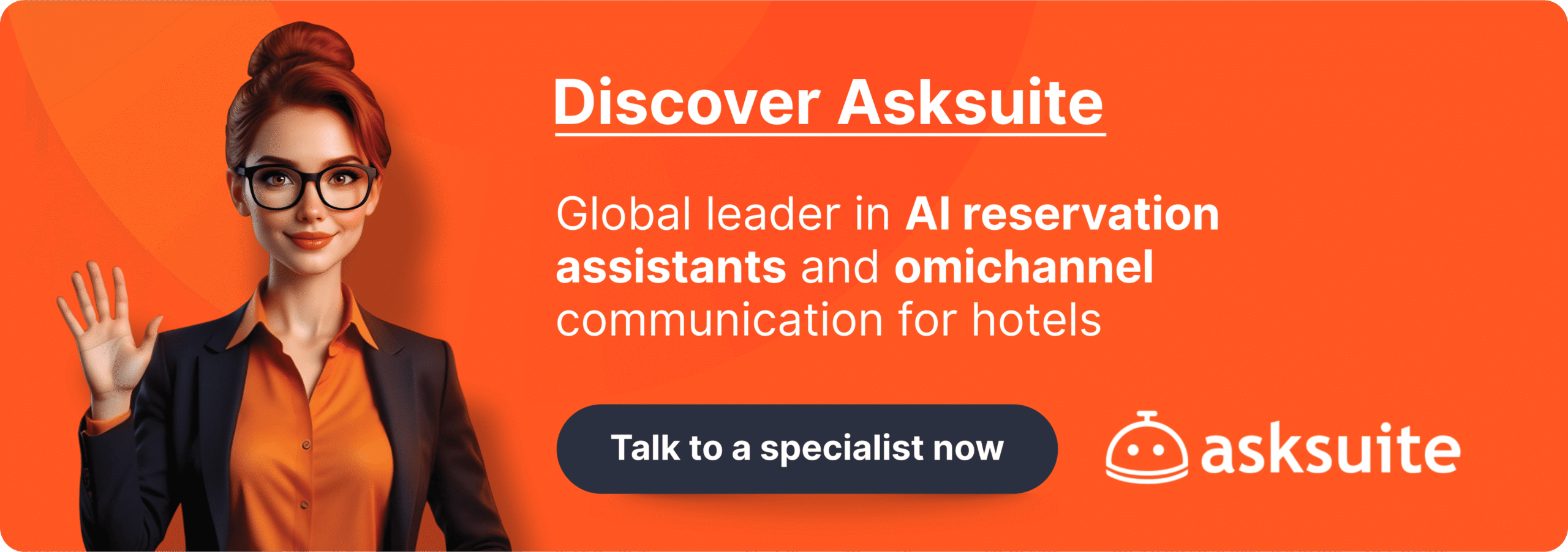 Asksuite AI reservation assistant for hotel direct bookings